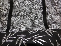 Grocery or Tote Bag 17×20-1/2×5 Eco-Friendy Reusable Black and White A201