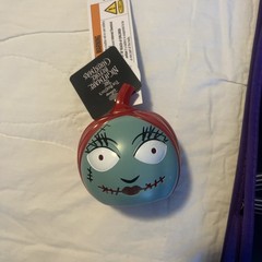 JACK SKELLINGTON SALLY Mini Blow Mold + Reusable Black Shopping Gift Bag Handle