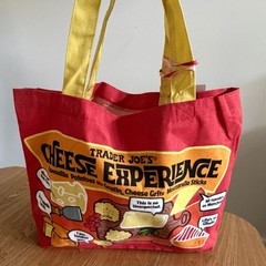Trader Joe’s Cheese Adventures and Experience Double-Sided Reusable Canvas Tote