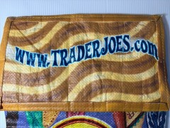 Trader Joe’s Reusable Surfboard Beach Palm Tree Shopping Tote Bag Retired