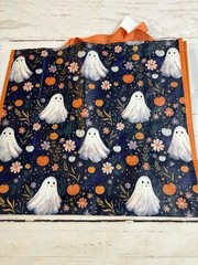 TJMaxx Shopping Bag Cute Halloween Ghosts Reusable Tote Bag 18×19.5