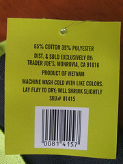 Trader Joe’s Mini Tote Bag Trick-Or-Treat New w Tags Black Multi Fall Halloween