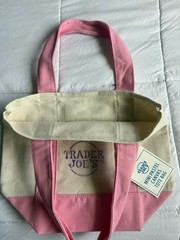 Trader Joe’s Popular Limited Pastel Pink Mini Tote Bag