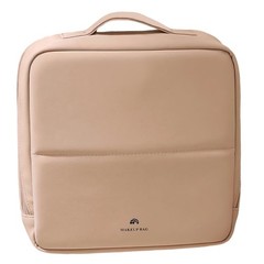 YLYZ Makeup Bag, Foldable Magnetic Standing Bag with Light Pink