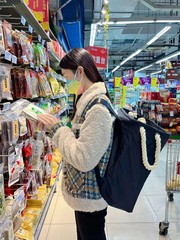 Your Hands Reusable Grocery Backpack Bag Comes with Shoulder Straps and Reinf…