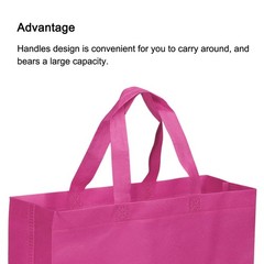 30x40cm Reusable Gift Bags 10pcs Nonwoven Shopping Bag Red Pink
