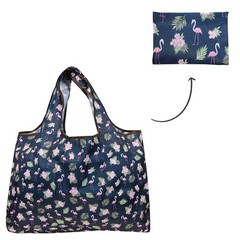 Wrapables Eco-Friendly Large Nylon Reusable Shopping Bags (Set of 2), Flaming…
