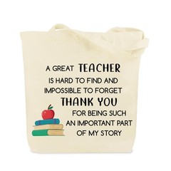 Teacher Appreciation Gifts Tote Bag End Of Year Thank You Graduation Retirement