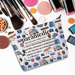 JNIAP Paramedic Makeup Bag Emergency Medical Technician Gifts paramedic noun