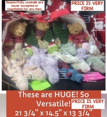 3 BNWT Vinterfint Limited Edition Carryall Santa Claus 19 gallon Totes