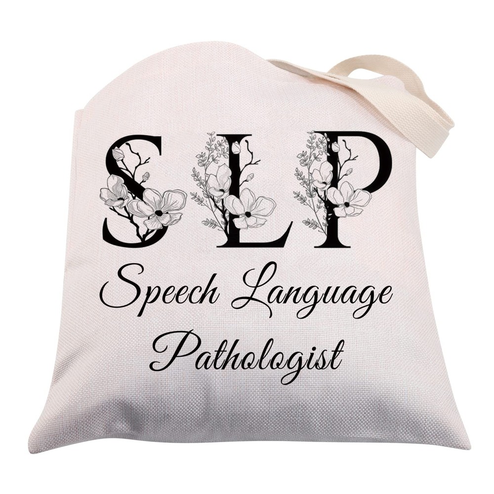 Speech Language Pathologist SLP Gift Tote Bag Women Student Graduation