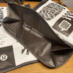 2 New Lululemon Summer Limited Edition Large 16” Reusable Shopper Tote Bag Brown