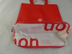 Lululemon lot of 3 Reusable Shopping Tote Bags Small Large Extra large