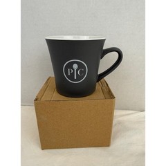 Pampered Chef Consultant Bundle Black Organizer Tote Grey Bag & Ceramic Mug Set