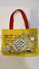 Trader Joe’s Breakfast Waffle Toast Milk Jam Shopping Reusable Grocery Eco Bag