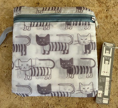 Cat Packable Foldable Shopping Polyester Reusable Grocery Tote Bag