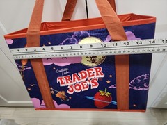 Trader Joes Stand-Up Collapsible Sturdy Moon Tote Bag New
