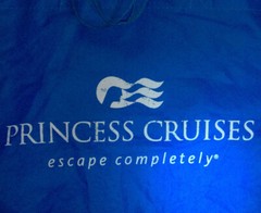 2 Reusable Bags with Handles 1 New reBag & 1 Used Princess Cruises 13″ tall x 8″