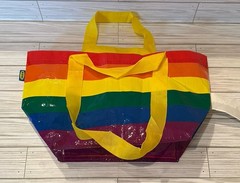 Ikea Storstomma Rainbow Pride Small Shopping Bag Tote