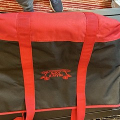 Trader Joe’s Insulated Tote Bag Market Shopper RED BLACK Large 20”