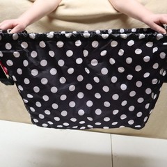 PAMPERED CHEF CLIP ON Expandable Nylon SHOPPING CART Tote Bag Fits In Your Buggy