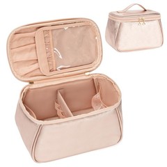 OCHEAL Large Makeup Bag, Bag Organizer Small (Pack of 1), U_Rose Gold