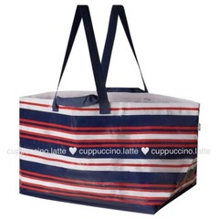 NEW IKEA KNORRALG Red, White & Blue Striped Limited Edition Large Tote Bag