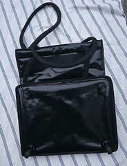 Clevermade Foldable Tote Bag on Wheels Open Box 18 x 14 x 24 Holds 75 Pounds OB