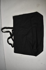 Blue Run Butterfly Tote Bag Canvas Carry Case Grocery Shopping Black 19-1/2″x15″