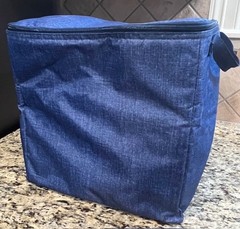 Thirty-One Signature Collection Cooler Tote❄️Crosshatch Pattern Insulated Bag ❄️