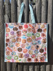 DESERT COOKIES 🍪 Large Reusable Shopping Bag TJ Maxx Eco Friendly Tote Bag