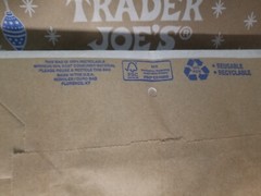 Trader Joe’s: 2024 Holiday reusable paper grocery bags- (8) total bags in all.