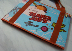 New Trader Joe’s Stand Up Collapsible Reusable Grocery Tote Shopping Bag
