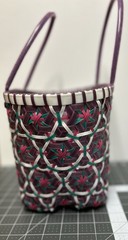 IKEA SOMMAR 2017 purple woven pvc tote bag picnic basket