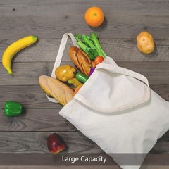 3 | 6 | 12 | 24 | 48 | 192 Pack Economical Cotton Tote Bags, Lightweight Medi…
