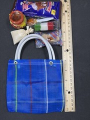 Mexican Mini Mesh Girls Bag With Candy 5×5 Inch Bolsita Mandado Mexicana Dulces