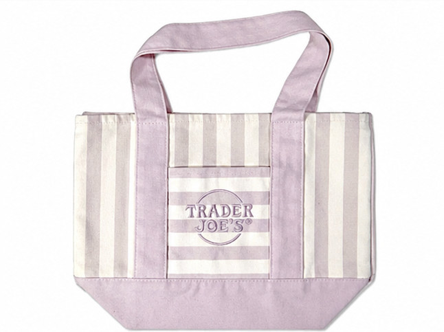Trader Joe’s Striped Canvas Mini Tote Bag Summer 2026 **Pick 1 or more* PREORDER