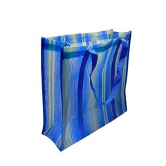 Assorted Colors High Thread Mesh Mexican Market Reusable Bags 17×14 In 3 Pack