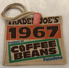 Trader Joe’s Reusable Tote Bag – Coffee Beans 1967 Pasadena Design