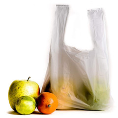 2000 Pack – 1/10 White Plastic Shopping Bags, Grocery Bags 8x4x16