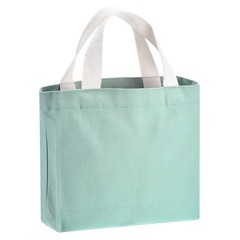 Women’s Small Canvas Bag, 11 x 2 x 7″, Canvas Bags, Light Green for