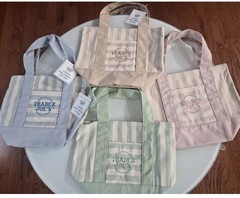 Trader Joe’s – 2026 Limited Addition Mini 13” Canvas Tote Bags – Set of 4