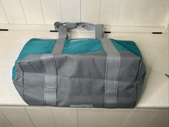 Publix Insulated Cooler Shopping Tote Reusable Bag – Teal Blue 20″