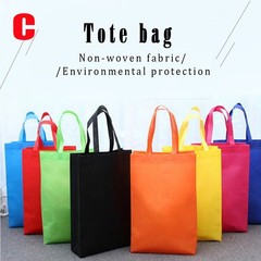 Reusable Shopping Bag Foldable Tote Grocery Bag Large Capacity Non-Woven EcoBag✔