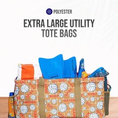 Extra Large Utility Tote Bag – Oversized Collapsible Reusable Wire Frame Rect…
