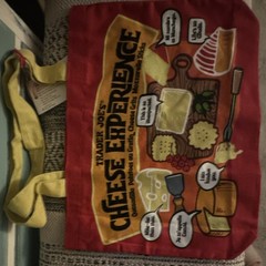Trader Joe’s Reusable Canvas Shopping Bags Cheese Experience or traditional