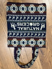 natural grocers shopping bag- Alpaca Design So Cute- Reusable -Carry Bag