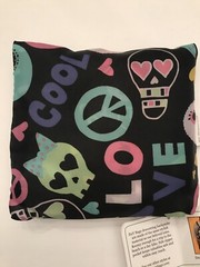 NWT EnV Bags SUGAR SKULLS Drawstring Backpack Reusable Grocery Bag Beach Bag