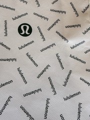 Lululemon Small Red | White & Green Reusable Shopping Gift Tote Bag Set x 2