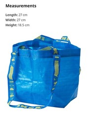 IKEA Thailand Official BRATTBY FRAKTA Small Medium Large Blue Shopping Bag